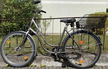 Stadtfahrrad Bavaria Line Lizzard für Damen 26 Zoll Nabendynamo Korb